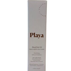 Playa Ritual Hair Oil 1.52oz 45ml New Kukui Apricot Sunflower UV Protective